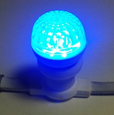 Лампа синяя для белт лайта LED9-E27-240V